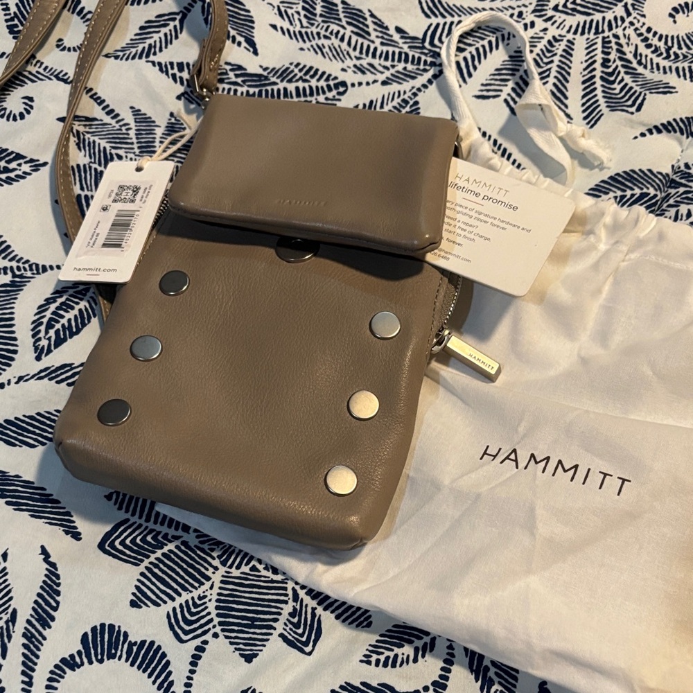Hammitt Beige Crossbody Bag pebble color